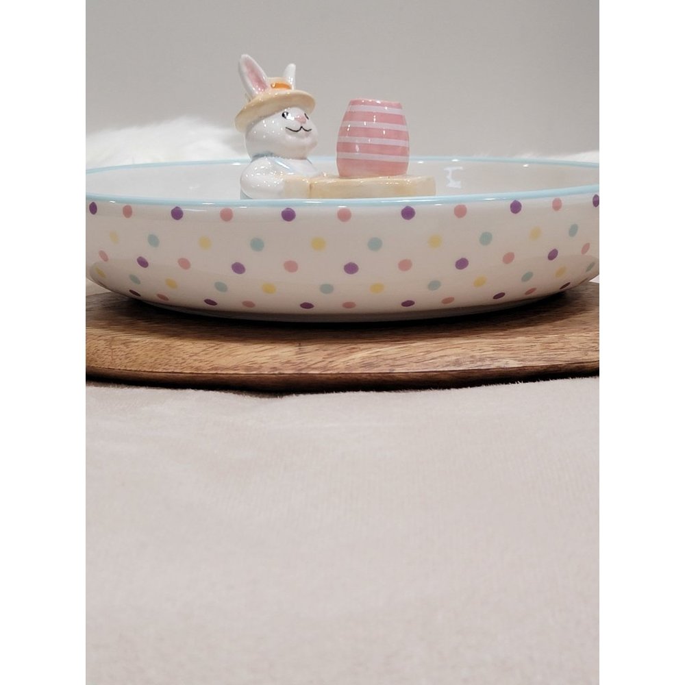 EndedEnded 10 Strawberry Street~Whimsical Cupboard~Toothpick Wheelbarrow Bunny B